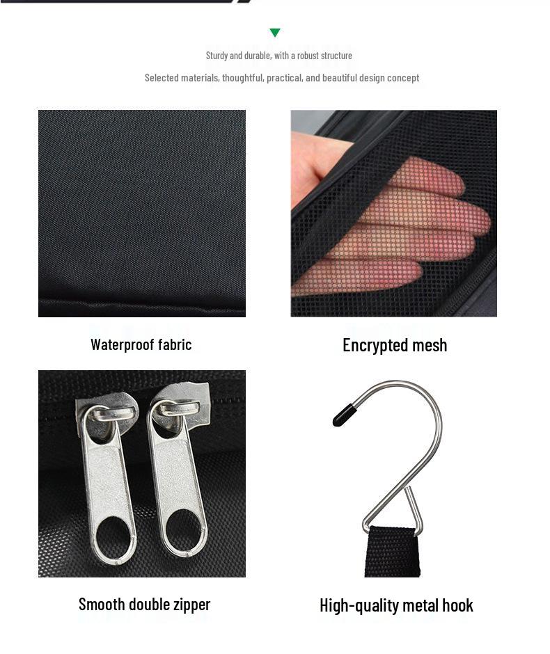 Многофункциональный складной дорожный органайзер для одежды большой вместимости с подвесом