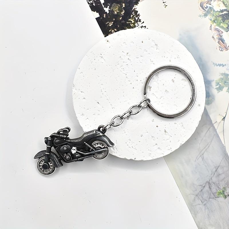 Alloy Motorcycle Pendant Keychain For Men, Creative Motorcycle Keychain