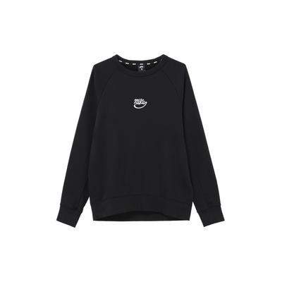 Nike Толстовки Мужские Черные С Круглым Вырезом Умеренные Обычные 885846-010
