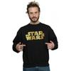 Star Wars Mens Gold Logo Sweatshirt
