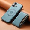 Магнитный держатель для карт и подставка-чехол Denior для iPhone 17 Pro Max, совместим с 16 Pro.