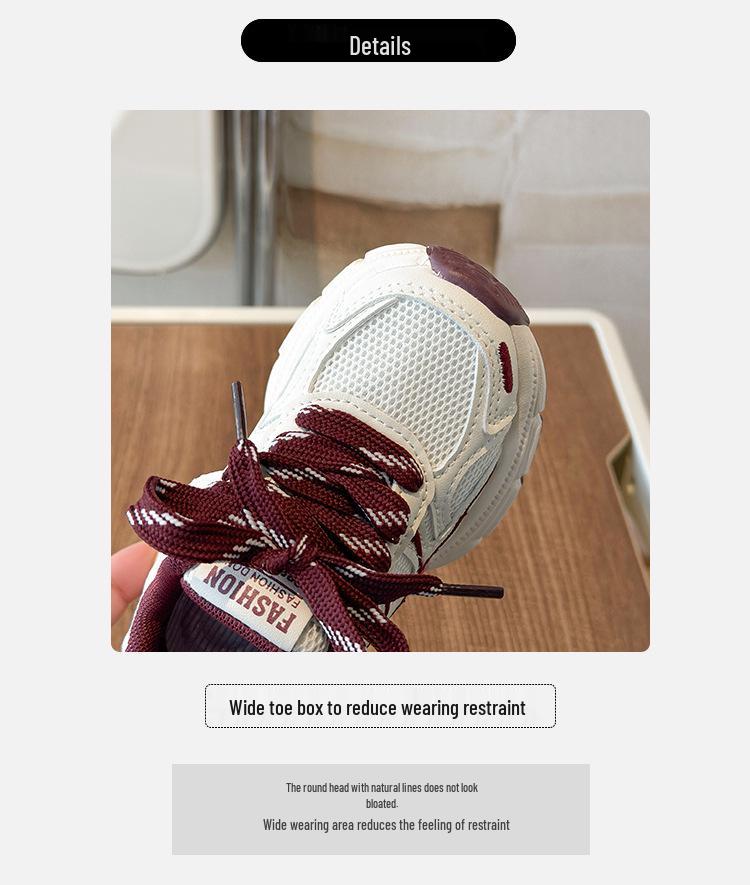 Модные детские кроссовки в корейском стиле, весна 2026: Легкие, удобные спортивные кроссовки для бега для мальчиков и девочек.