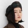 UNDERCONTROL Studio FULL MOON BERET / WOOL CHECK / FOREST GREEN