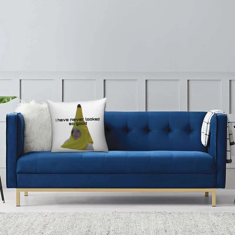 Banana Charles Leclerc Pillow Case 45x45cm Living Room Decoration Nordic Chair Cushion Cover Square Pillowcase