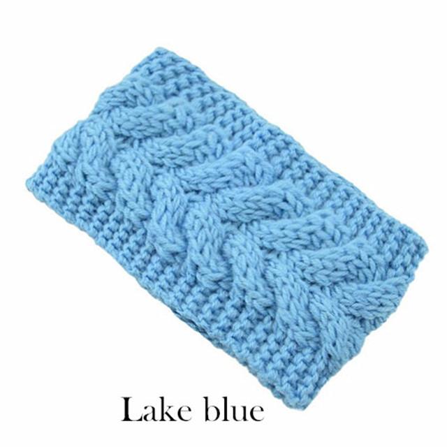 Зимние широкие повязки на голову для женщин, вязаный теплый тюрбан, повязка на голову, толстые массивные грелки для ушей, мягкие эластичные вязаные крючком повязки для волос, банданы, аксессуары для волос