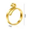 4Pcs Adjustable Knitting Crochet Loop Ring Set for Fingers 2 Style Metal Crochet Tension