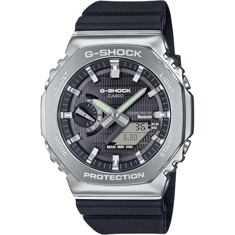 Casio G-SHOCK GBM-2100-1AJF Металлический Корпус Bluetooth Солнечные Мужские Часы Черный ЯПОНИЯ