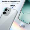 Чехол для Oppo F31 5G CPH2781 Ударопрочный Силиконовый Бампер с Воздушной Подушкой Прозрачная Матовая Задняя Крышка Жесткий Чехол для Телефона для Oppo F31 OppoF31 2025
