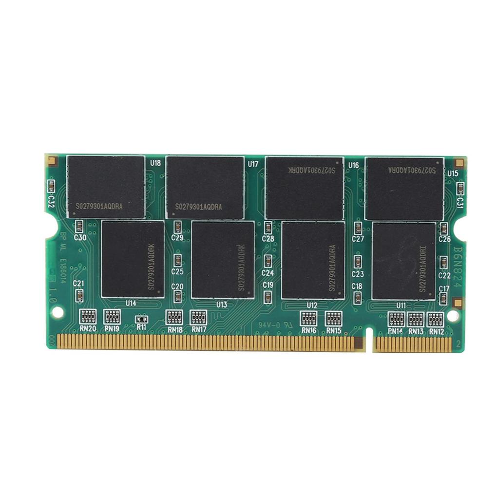 Laptop RAM built-in chip, 333MHz high memory speed circuit module board, 1GB capacity DDR, compatible with PC-2700 laptop motherboards.