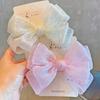 1 Piece Summer Thin Mesh Kids Girl Hair Clip Sweet Big Bow Korean Fashion Barrettes for Children Cute Hair Accessories Headwear