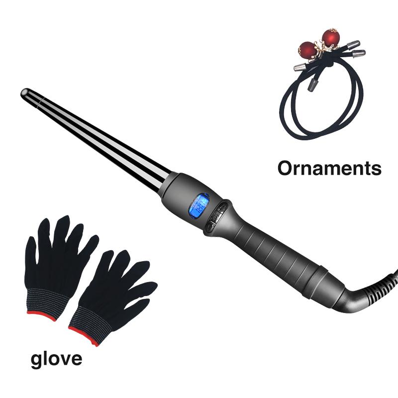 Распродажа пакетов ЖК-бигуди с одним конусом, роговая головка, груша, электрическая волна, стержень для завивки, не наносит вреда катушке для выработки электроэнергии