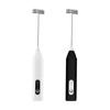 Electric Milk Frother Mixer Type C Rechargeable Handheld Drink Stirrer 3-Speed Whisk Wand Powerful Motor Noise-Reducing Foam