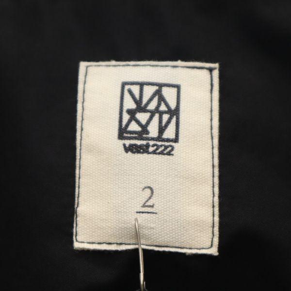 Неиспользованный VAST222 18AW сделано в Японии Блузон со слоями 2 черный Мужской Б/У