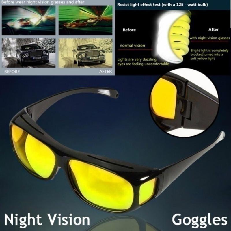 High-definition Yellow Polarized Sunglasses Night Vision Goggles, Suitable for Car Driving and Outdoor Riding
