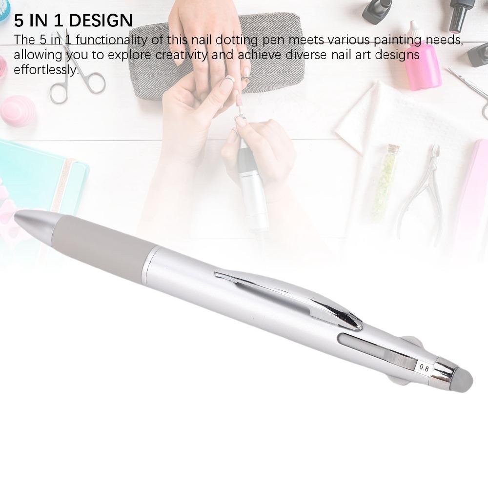 Press Type Press Type Nail Dotting Pen Multifunctional Nail Art Painting Pen  For Painting