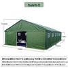 JINGGENG Heavy-Duty Waterproof Steel Frame Tent