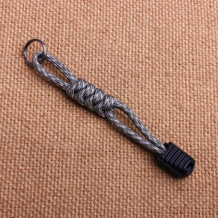 Multi-purpose Keychain Holder Durable Strong Polyester Lanyard Creative Zipper Puller Knife Keychain Pendant
