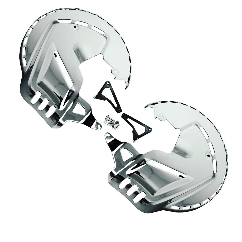 Для Honda GOLDWING GL1800 хромированные крышки ротора тормозного диска красные синие белые светодиодные 2001-2014 HONDA F6B 2013-2015 Аксессуары для мотоциклов