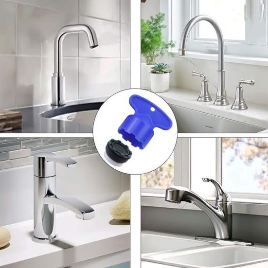 Портативный ключ для аэратора, 4 шт./компл., различные характеристики, нелегко повредить ручные инструменты, мини-ключ для аэратора для крана, дом