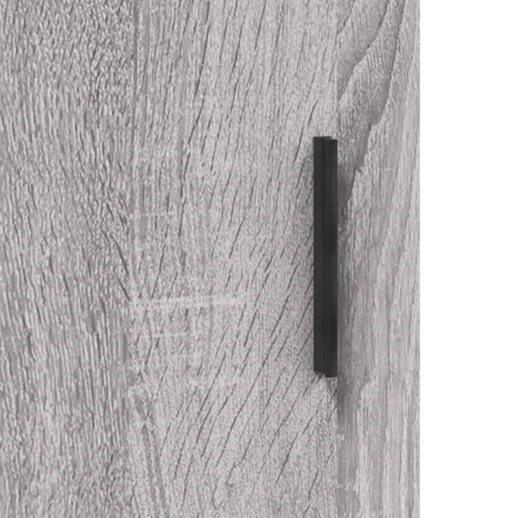 Wall Cabinet Gray Sonoma 69.5 x 34 x 90 cm