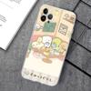 Сумикко Гураши милый чехол для телефона для iPhone 15 14 11 12 13 Mini Pro XS Max Cover 6 7 8 Plus X XR SE 2020 Funda Shell