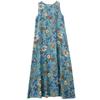 Sleeveless Plus Size Vintage Floral New In Dresses for Women Casual Loose Long Summer Dress