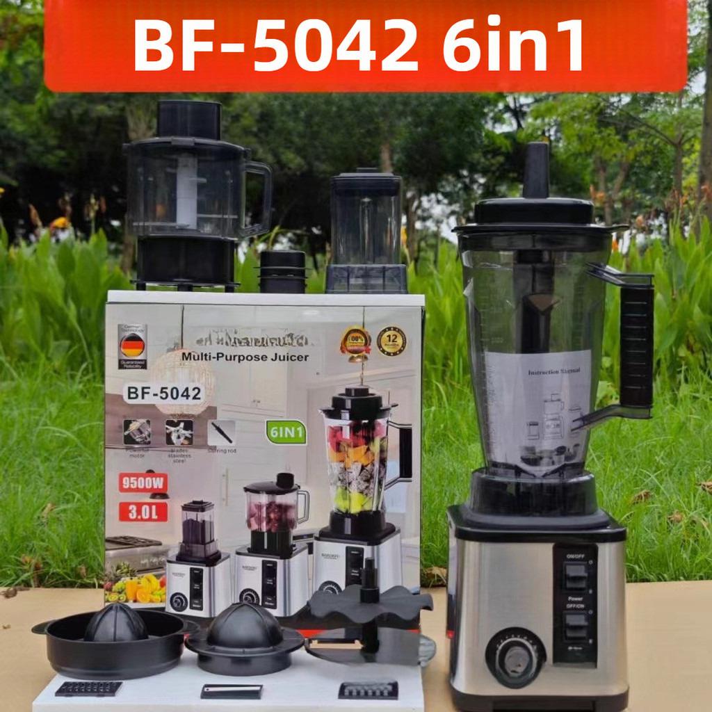 6-in-1 Multifunctional Electric Blender 3L Large Capacity Household Fruit Juicer Kitchen Cooking Ice Crusher