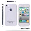 Прозрачный силиконовый защитный чехол для iPhone 4/4s, Мягкое покрытие по всему краю, устойчивое к падениям