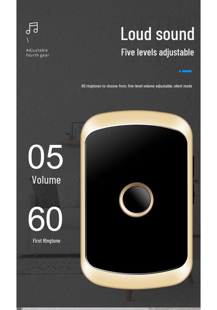 Smart, Self-Powered Wireless Doorbell: Ultra-Long Range, Waterproof, One-to-Three Callers