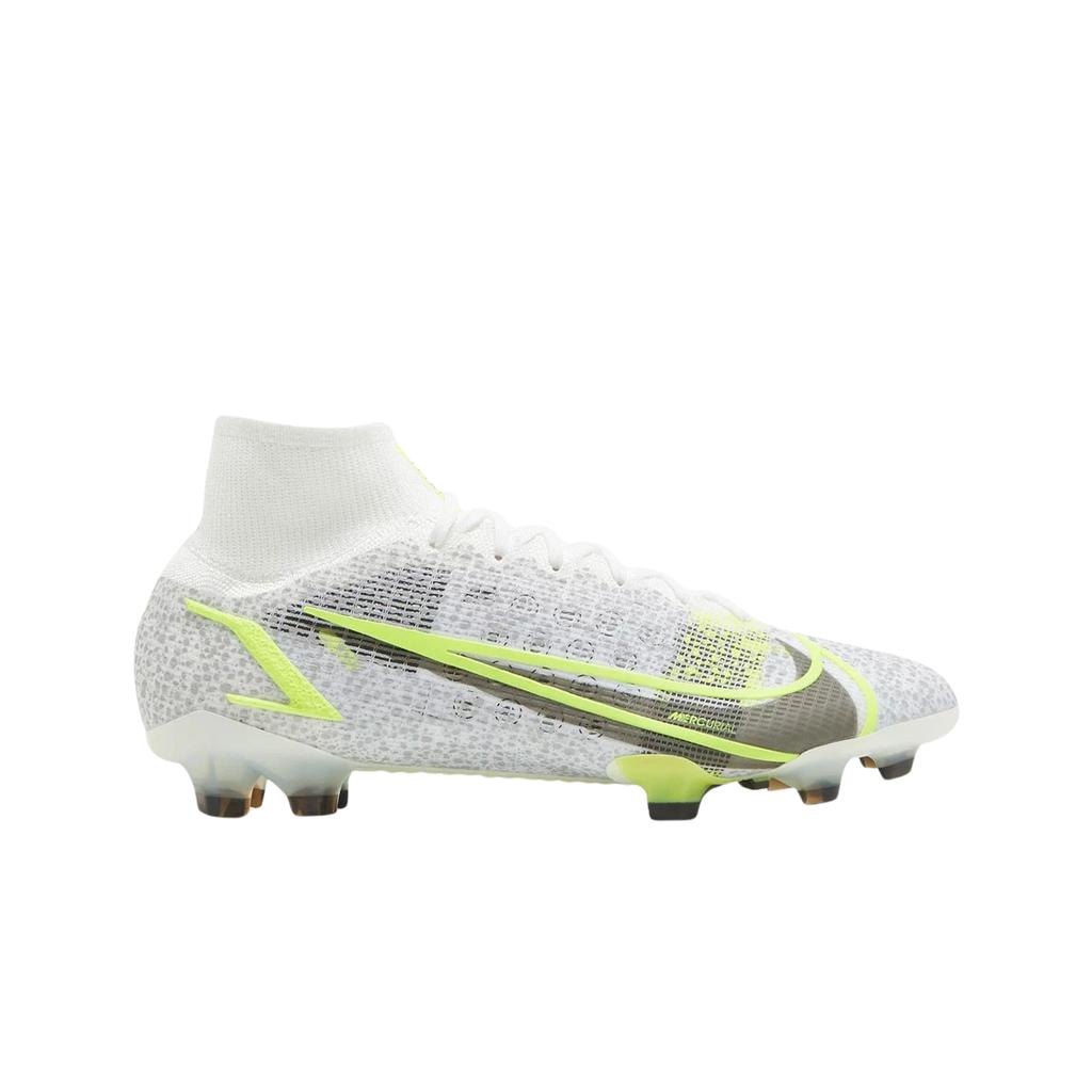 Nike Mercurial Superfly 8 Elite Fg White Metallic Silver