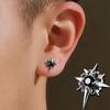 Delicate Trendy Korean Simple Alloy Diamond Earrings Fashion Jewelry Stud Earrings Earrings for Men