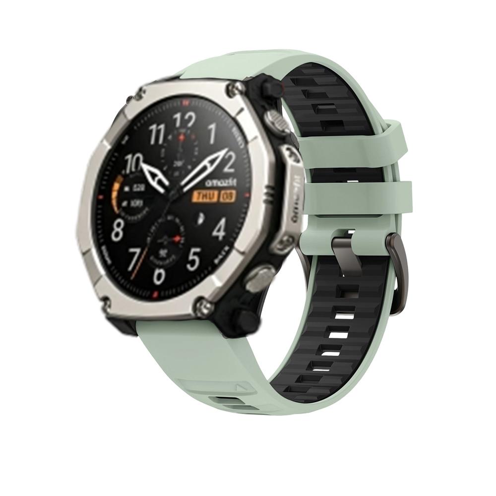 Двухцветный силиконовый ремешок для часов Amazfit T-Rex Ultra 2 51MM, легкий, с свободной регулировкой, ремешок для активного отдыха, 26 мм, Quick Fit
