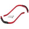 ZETA RACING Pro Armor Handguard Bend Red Made of High Strength Aluminum Alloy Plastic Bumper Standard Equipment Compatible with Handlebar Inner