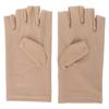 Professional Fiber Cotton Anti UV Gloves Nail Art UV Shield Gloves Manicure ToolBeige