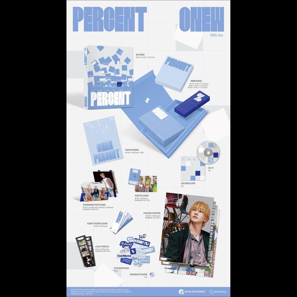 ОНЕВ (SHINee) - ПРОЦЕНТ Фотокнига Вер. 2-й альбом