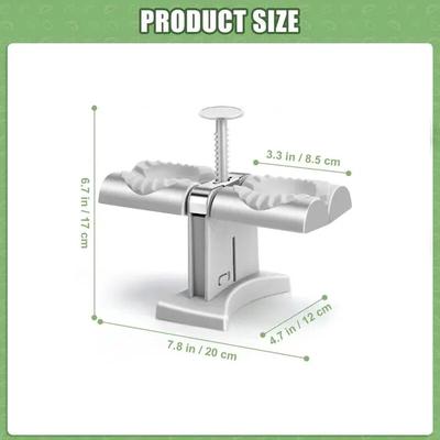 1 шт., автоматическая машина для изготовления пельменей с двойной головкой, инструменты для изготовления пельменей, бытовая форма для ресторана, кухонные гаджеты, кухонные аксессуары