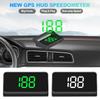 Автомобильный GPS HUD Head Up Display Цифровой спидометр на лобовом стекле Спидометр КМ/Миль/Ч для автомобиля Грузовик Plug and Play Автозапчасти Аксессуары
