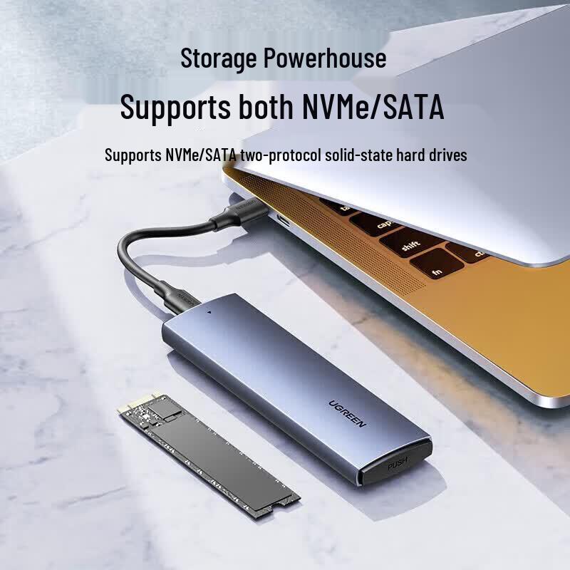 Ugreen Двухпротокольный корпус для M.2 SSD