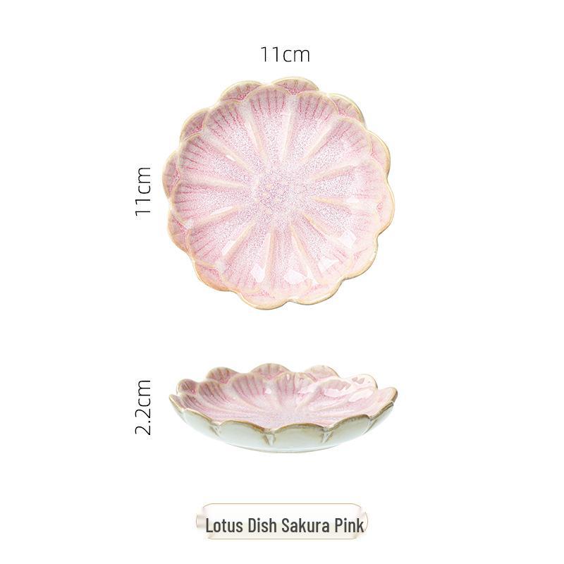 Japanese Retro Ceramic Dipping Dish for Seasoning, Snacks, and Soy Sauce