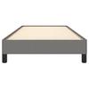 Bed Frame without Mattress Dark Grey 100 x 200 cm Fabric