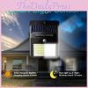 Solar Powered Wall Lamp With Waterproof Rating And 140led For Outdoor Garden And Patio Lighting