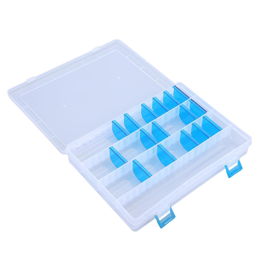 Лоток для рыболовных снастей Пластиковый Прозрачный Легкий Коробка для хранения рыболовных снастей с вставками для рыболовных крючков