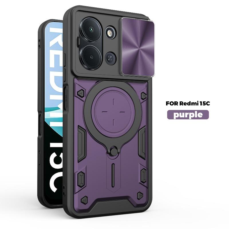 Slide Cover for Redmi 1C 173mm Magnetic Ring Stand Holder Cover for Redmi 1 C 171mm Lens Camera Protection Shockproof Bumper
