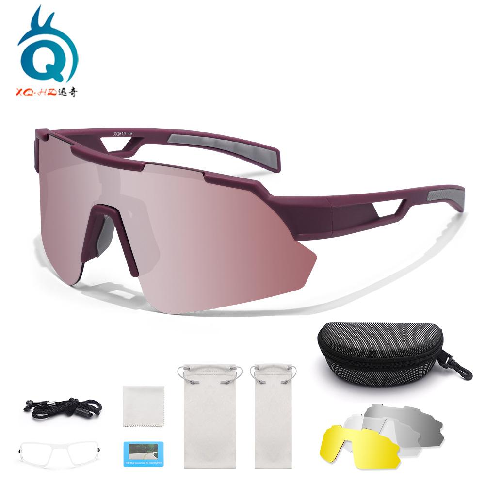 European and American cycling glasses, outdoor sports polarized glasses, running sports sunglasses, mountain bike goggles, windproof glasses