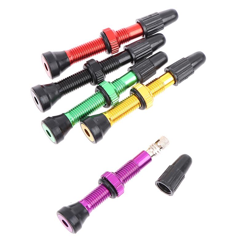 Вакуумный клапан для горного велосипеда, французский клапан, алюминиевый бескамерный французский клапан