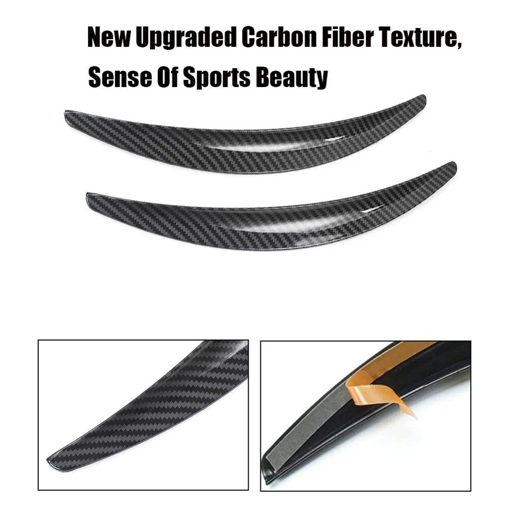 4PCs Car Modification Decorative Strip Fender Flares Mud Flap Splash Guards Arch Wheel Eyebrow Lip For Tesla Model 3