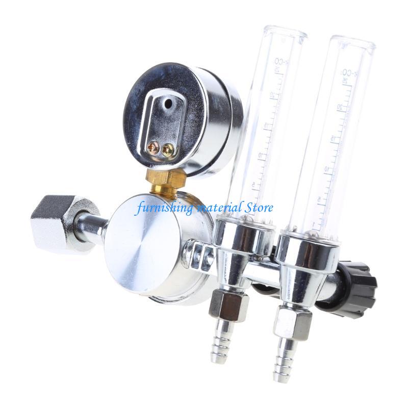 Y5GD Gas Flowmeter Pressure Reducer with Dual Tube Argon Regulator for Argon Gas