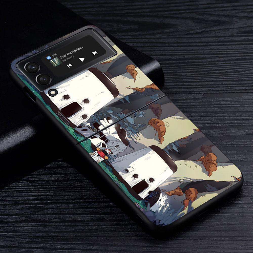 Scavengers Reign Comic Case для Samsung Galaxy Z Flip3 5G Flip4 PC Hard Phone Shell Z Flip 4 3 Black Coque Zflip3 Zflip4 Cover