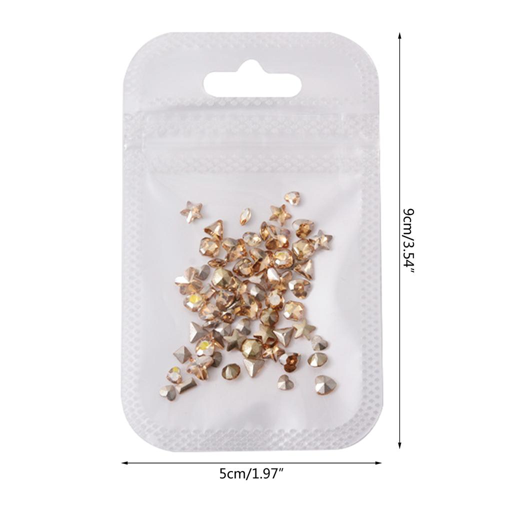 50 шт. Мини-стразы для ногтей с заостренным дном и кристаллами, украшения для ногтей, хрустальные стеклянные камни, маникюрные стразы для ногтей