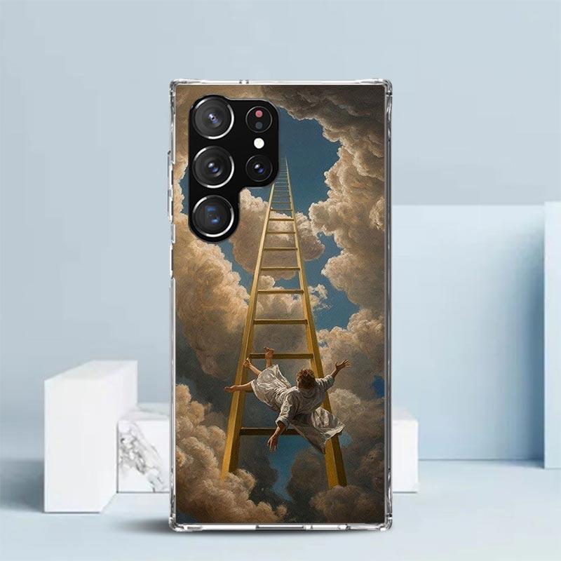 Rene Magritte Art Phone Case For Samsung Galaxy S24 S25 Edge S26 Ultra S22 S23 Plus S21 + S20 FE Soft TPU Back Cover Galaxy S22
